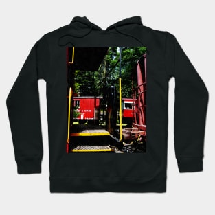 Trains - Morristown and Erie Caboose Hoodie